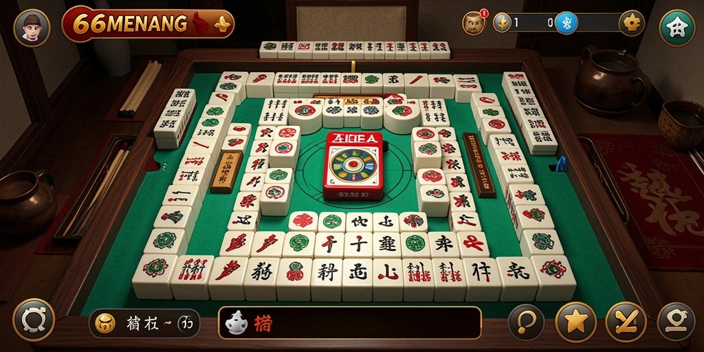 Gameplay seru dengan batu Mahjong yang menantang.
