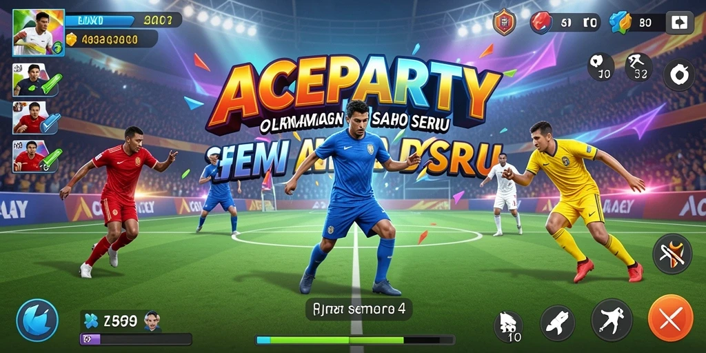 Tangkapan layar ACEPARTY menampilkan gameplay seru dan interaktif.