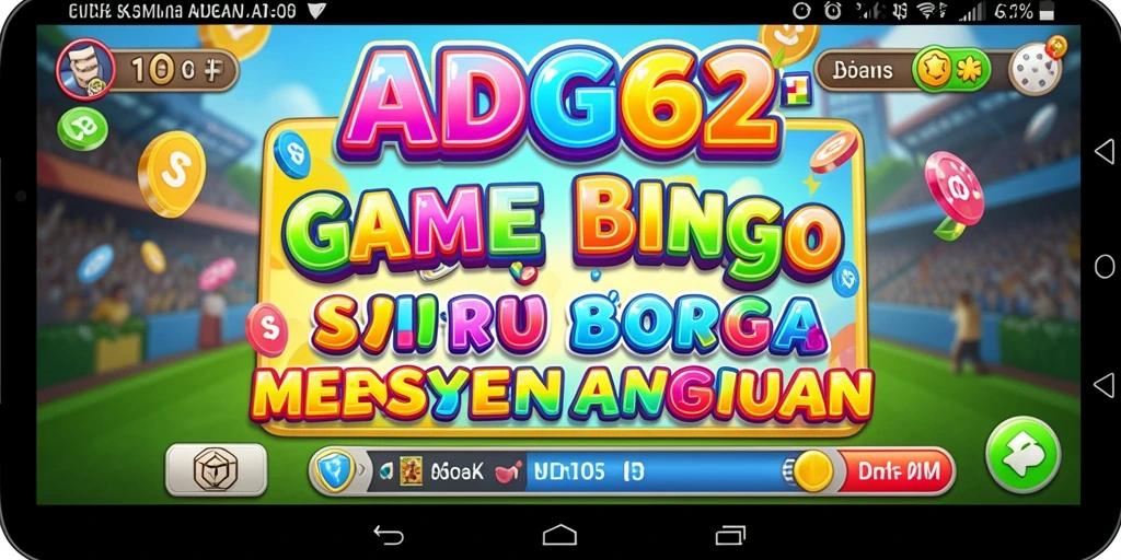 Tampilan utama gameplay Bingo di ADG62 yang menegangkan.