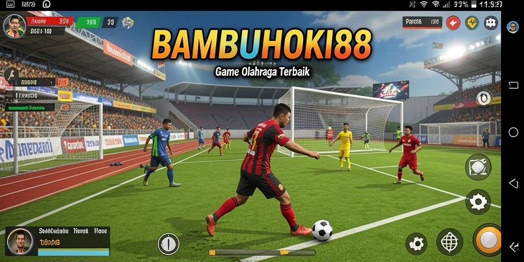 Tampilan menegangkan dari pertandingan olahraga di BAMBUHOKI88.