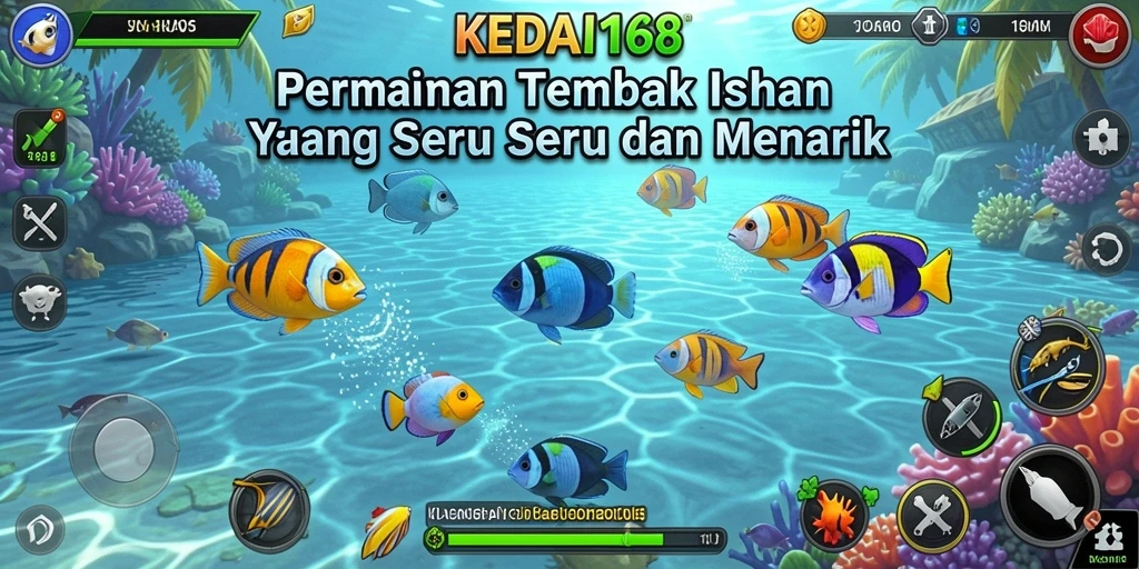 Tangkapan ikan yang beragam dalam gameplay KEDAI168.