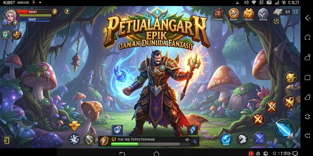 Screenshot gameplay KO857 menampilkan aksi seru dalam dunia RPG yang menakjubkan.