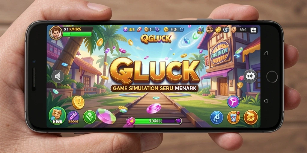 Screenshot QGLUCK menampilkan gameplay Simulation yang mendebarkan.